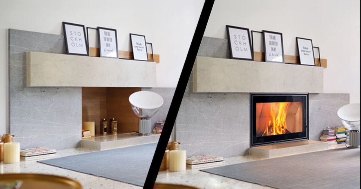 Gallery Detail: Can A Conventional Fireplace Be Converted Into An Energy Efficient