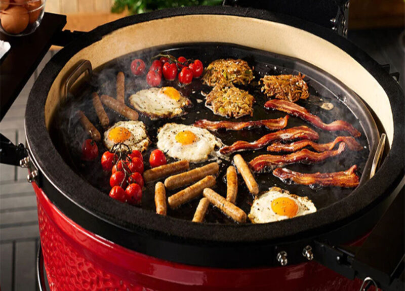 KAMADO Half Moon Cast Iron plate