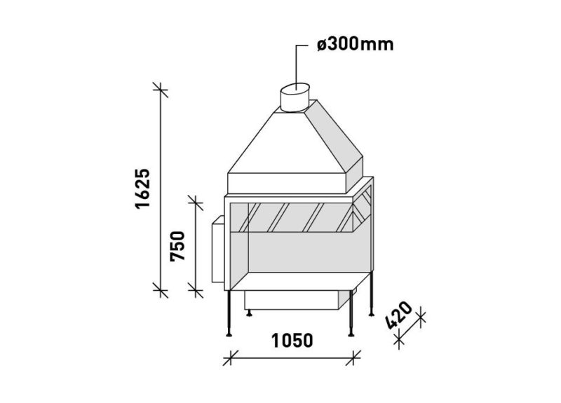 MF 1050-75 G 2S L/R