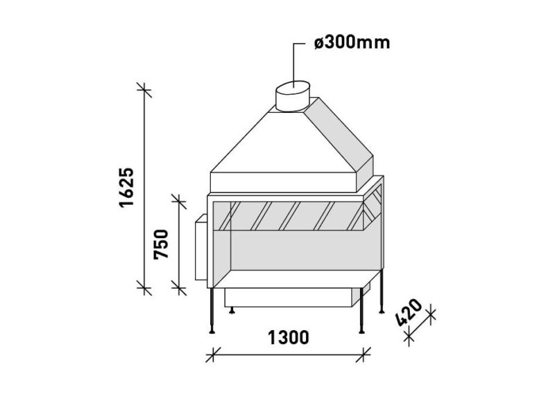 MF 1300-75 G 2S L/R