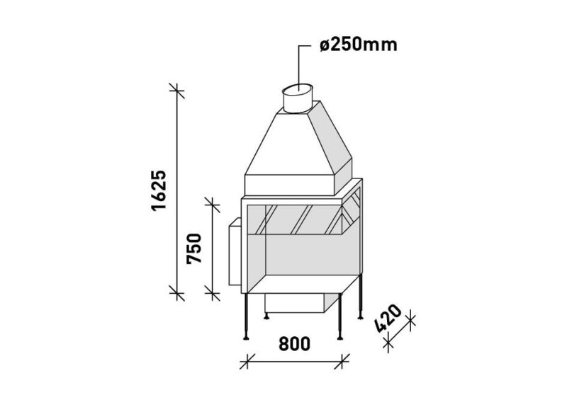 MF 800-75 G 2S L/R