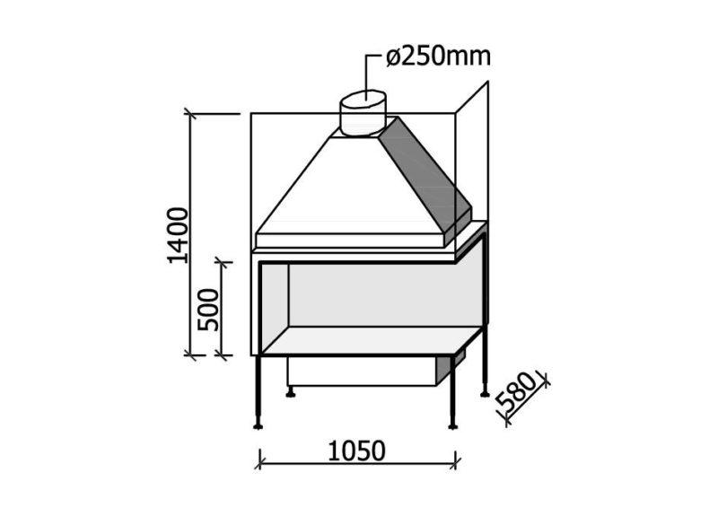 MF 1050-50 W 2S L/R