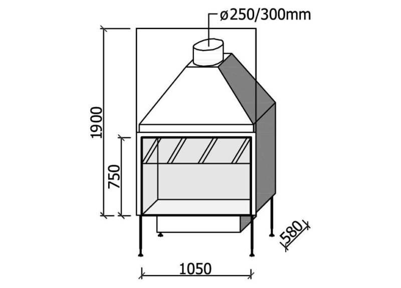 MF 1050-75 W 1S