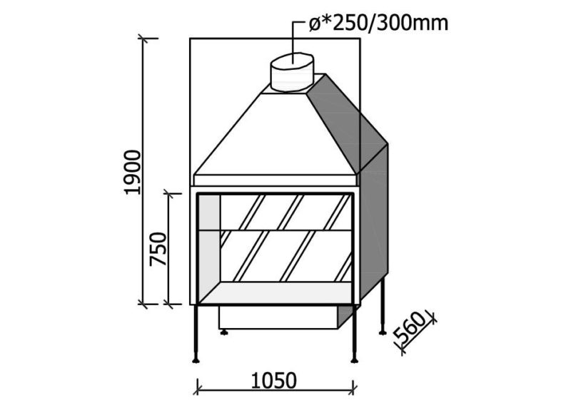 MF 1050-75 W T