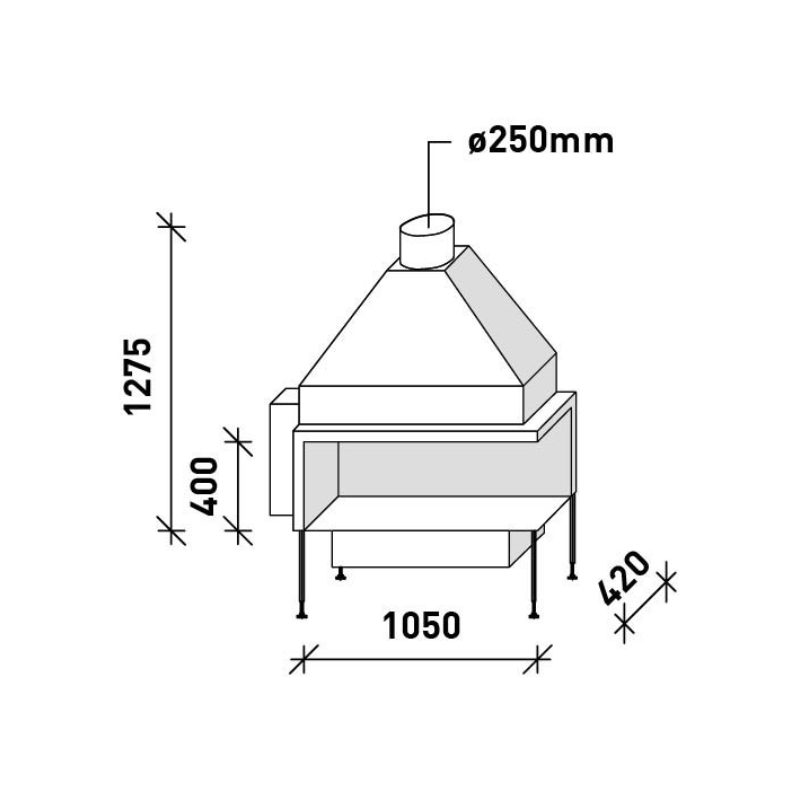 MF 1050-40 G 2S L/R