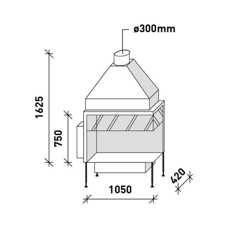 MF 1050-75 G 2S L/R