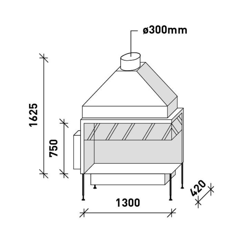 MF 1300-75 G 2S L/R