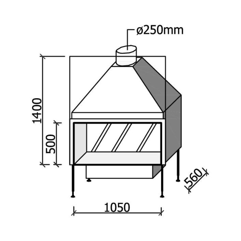 MF 1050-50 W T