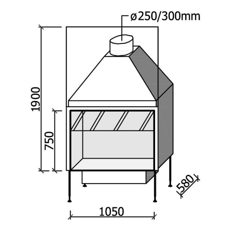 MF 1050-75 W 1S