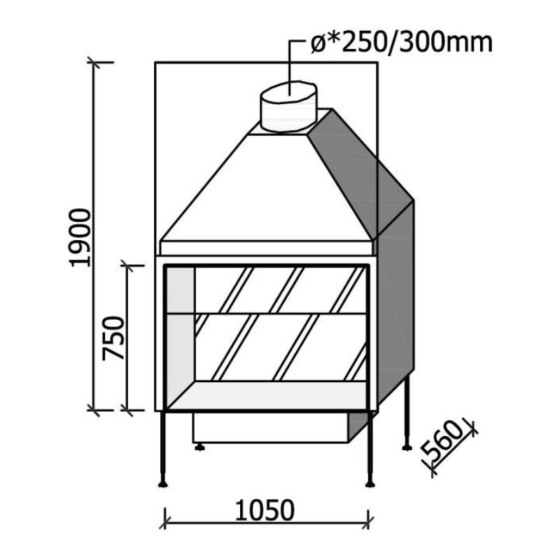 MF 1050-75 W T