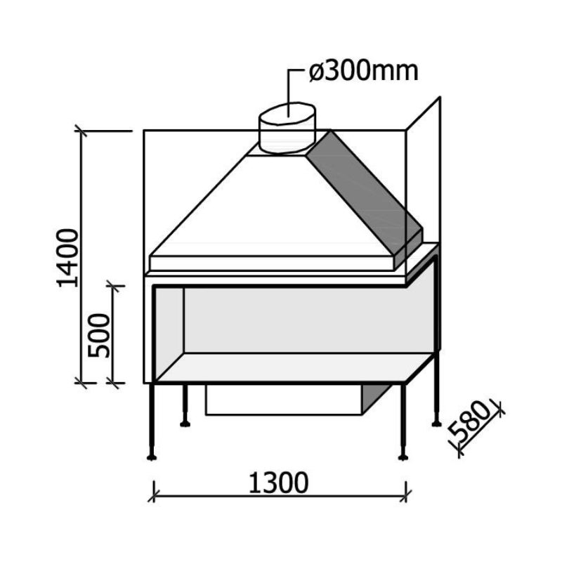 MF 1300-50 W 2S L/R