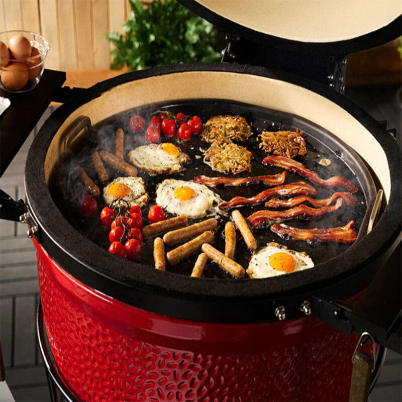 KAMADO Half Moon Cast Iron plate