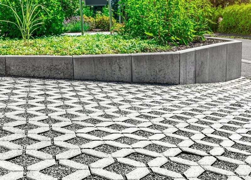 Rustic, Η-type, Pebble-shaped and Grass pavers