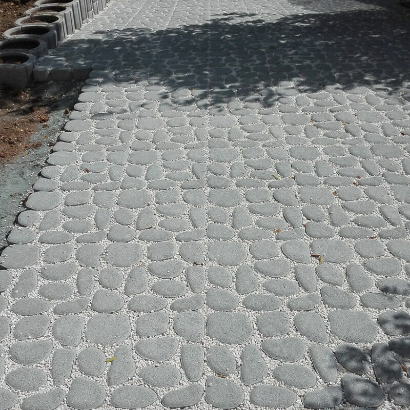 Rustic, Η-type, Pebble-shaped and Grass pavers