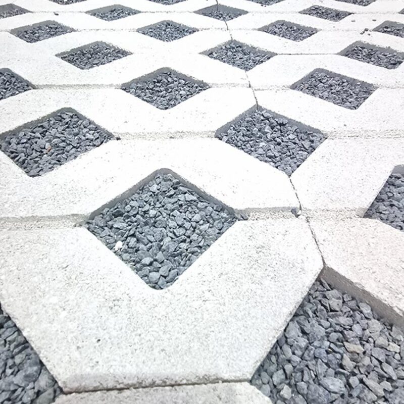 Rustic, Η-type, Pebble-shaped and Grass pavers