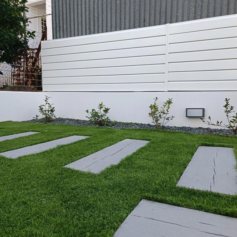 Rectangular garden steps