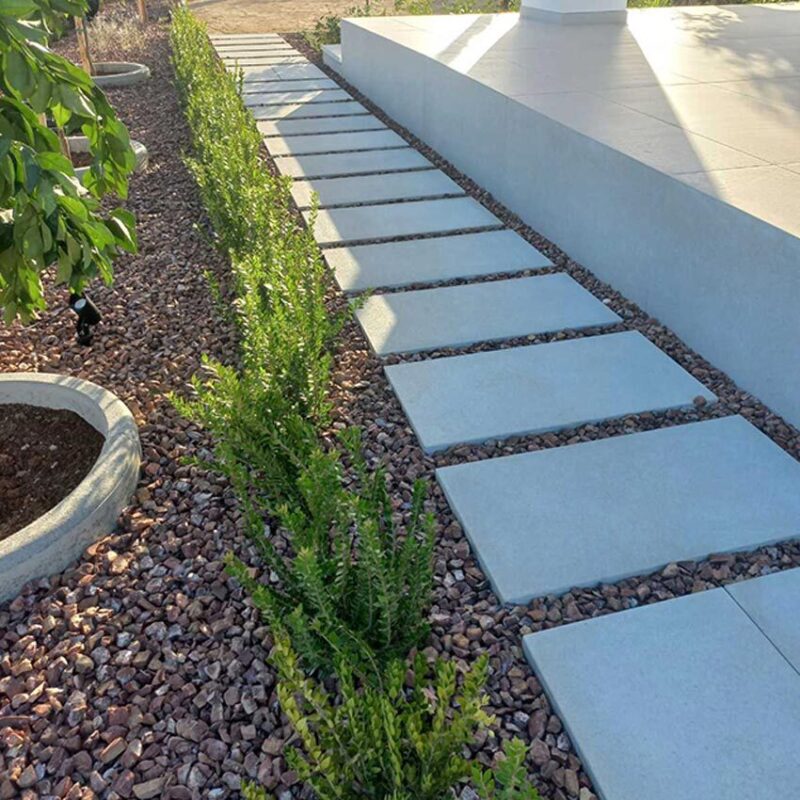 Rectangular garden steps