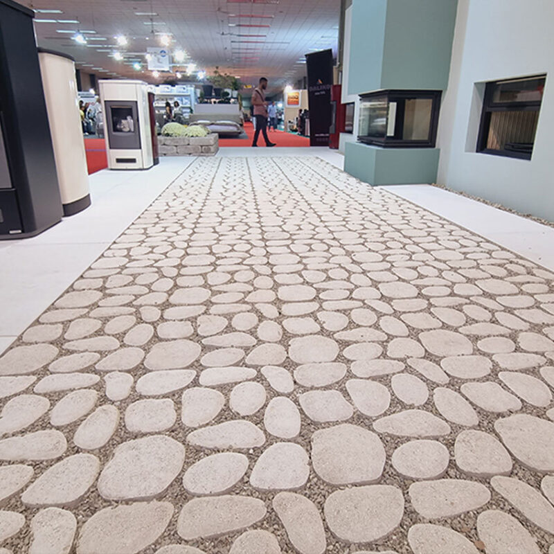 Rustic, Η-type, Pebble-shaped and Grass pavers