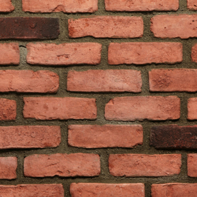 Brick facade