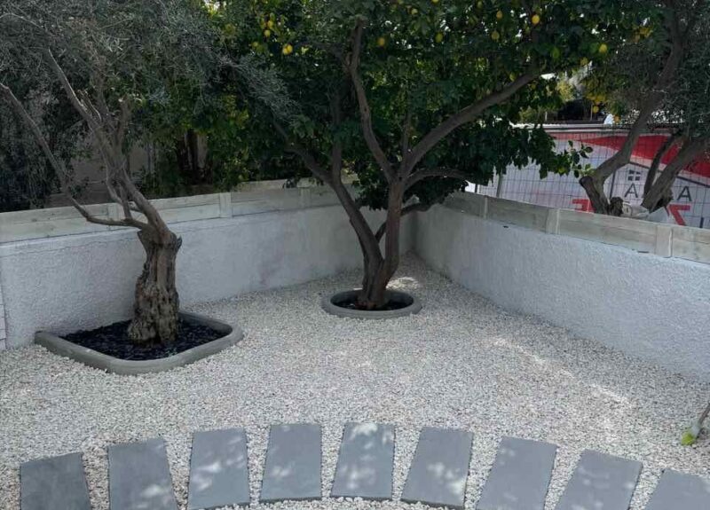 Ορθογώνια πατήματα κήπου