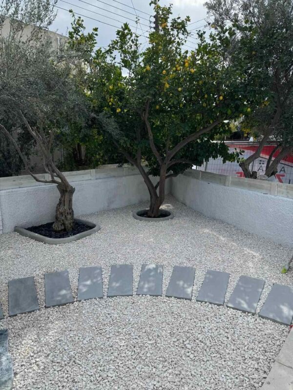 Ορθογώνια πατήματα κήπου