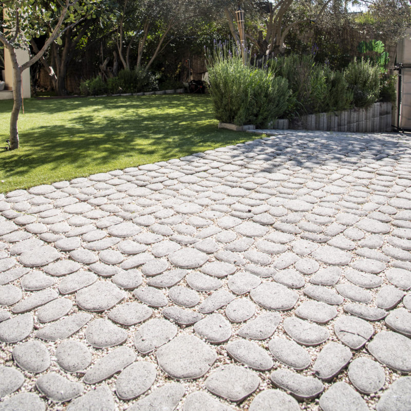 Rustic, Η-type, Pebble-shaped and Grass pavers