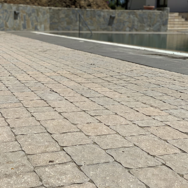 Rustic, Η-type, Pebble-shaped and Grass pavers