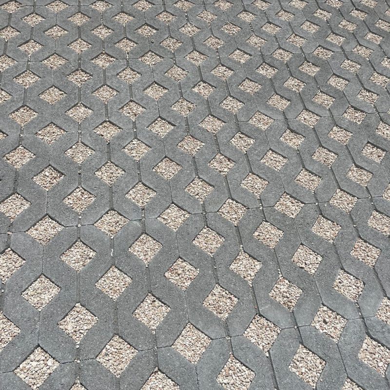 Rustic, Η-type, Pebble-shaped and Grass pavers