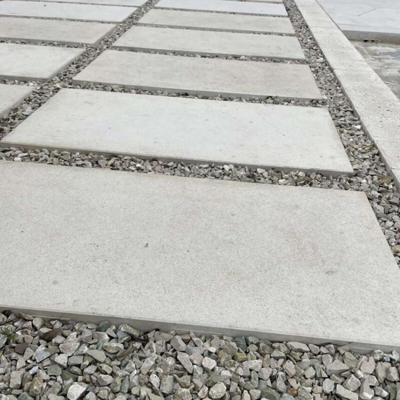 Rectangular garden steps