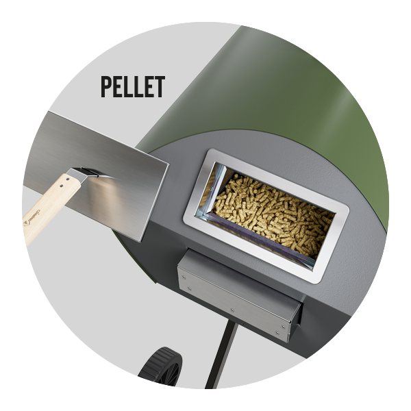 Pellet refuelling