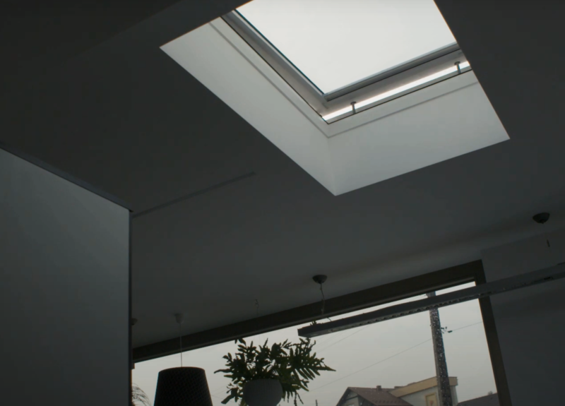 Flat roof window type F