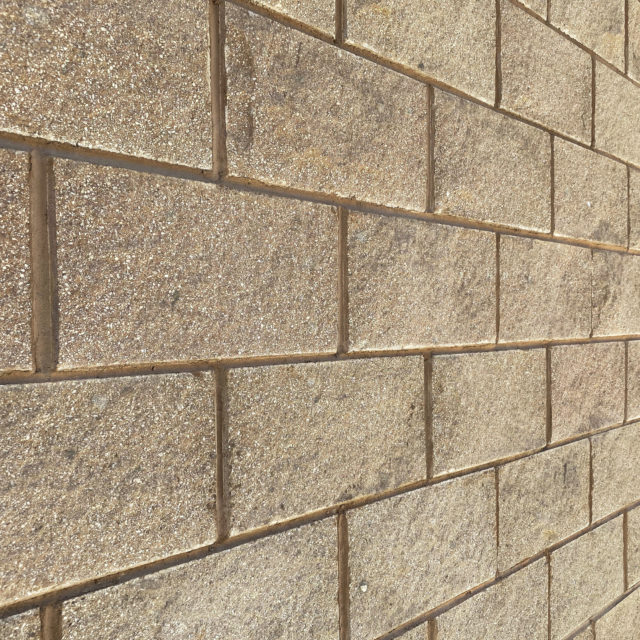 Split cement blocks