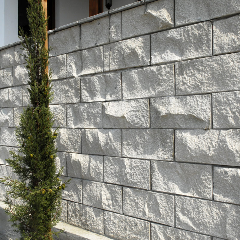 Split cement blocks