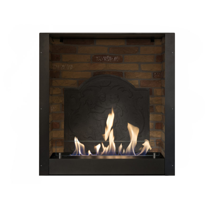 Built-in unit L with medaillon, built-in fire