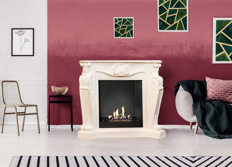 Louis, classic fireplace