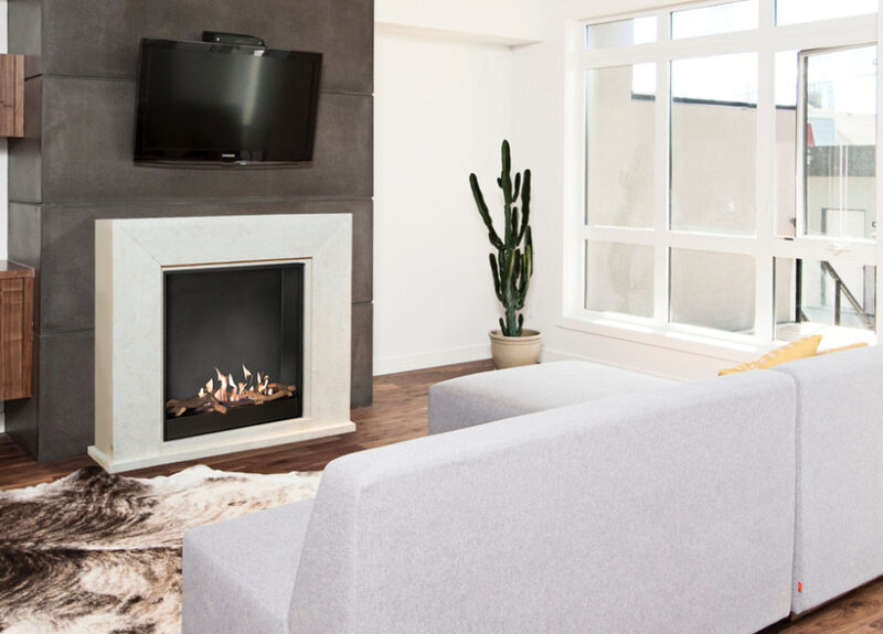 Nero, modern fireplace