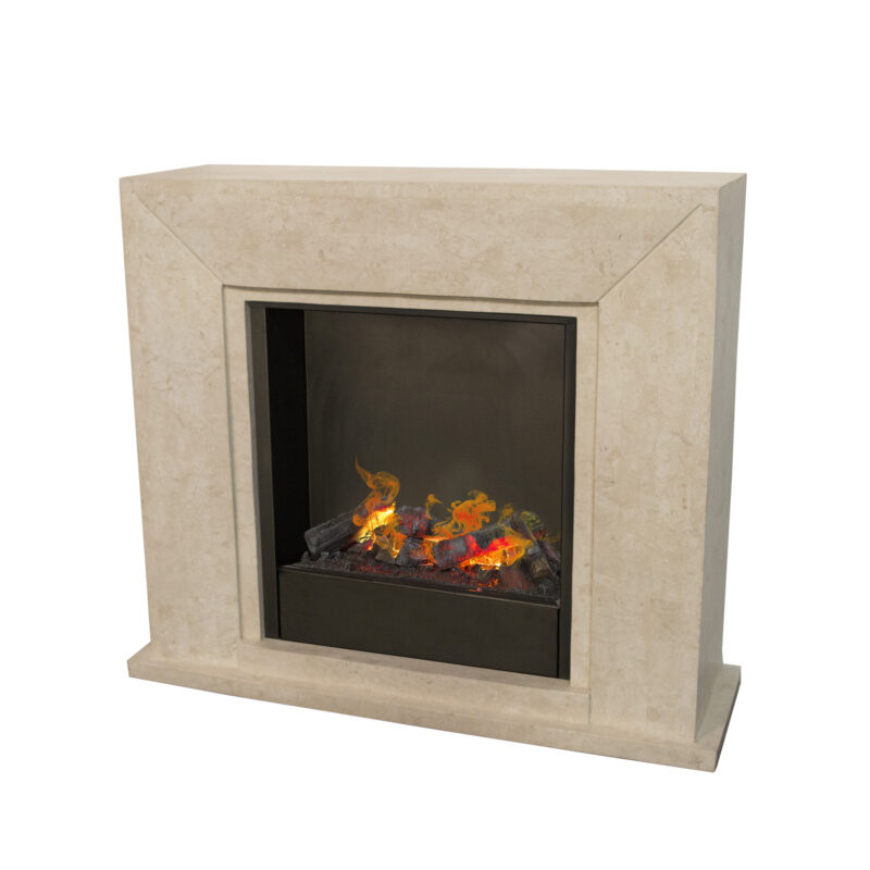 Nero, modern fireplace