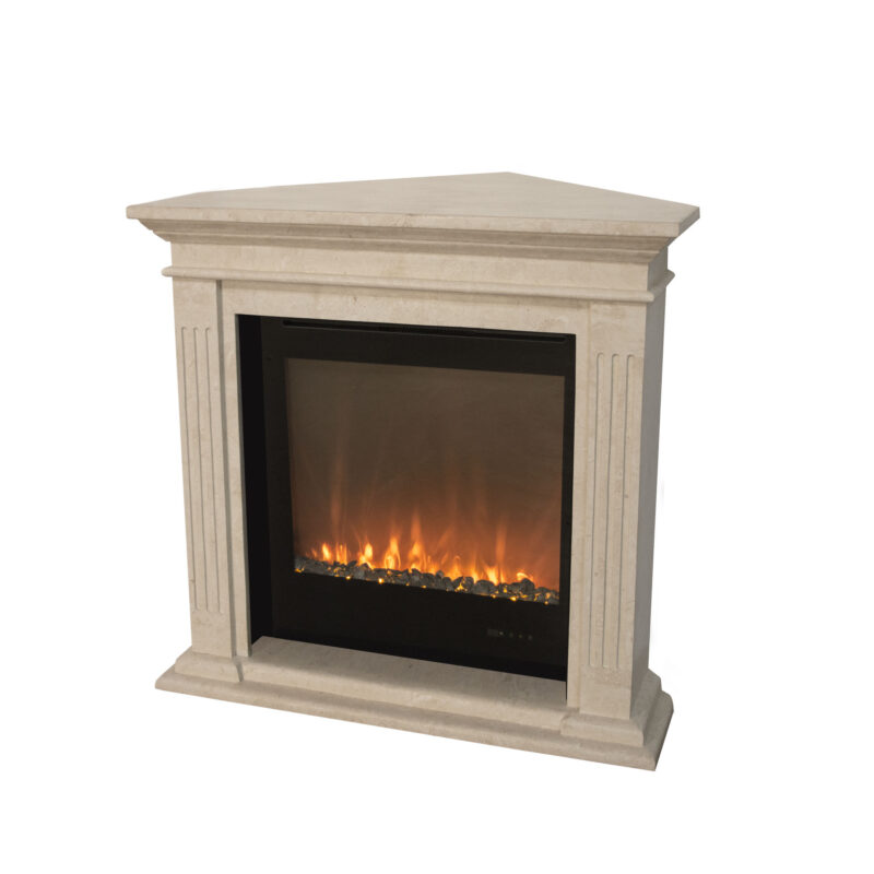 Cadiz Corner, classic corner fireplace