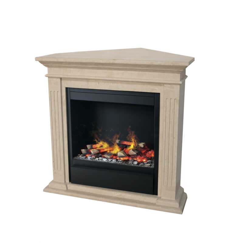 Cadiz Corner, classic corner fireplace