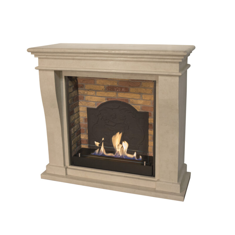 Kreta Mini, classic fireplace