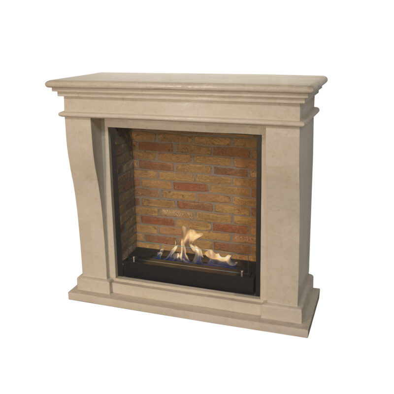 Kreta Mini, classic fireplace