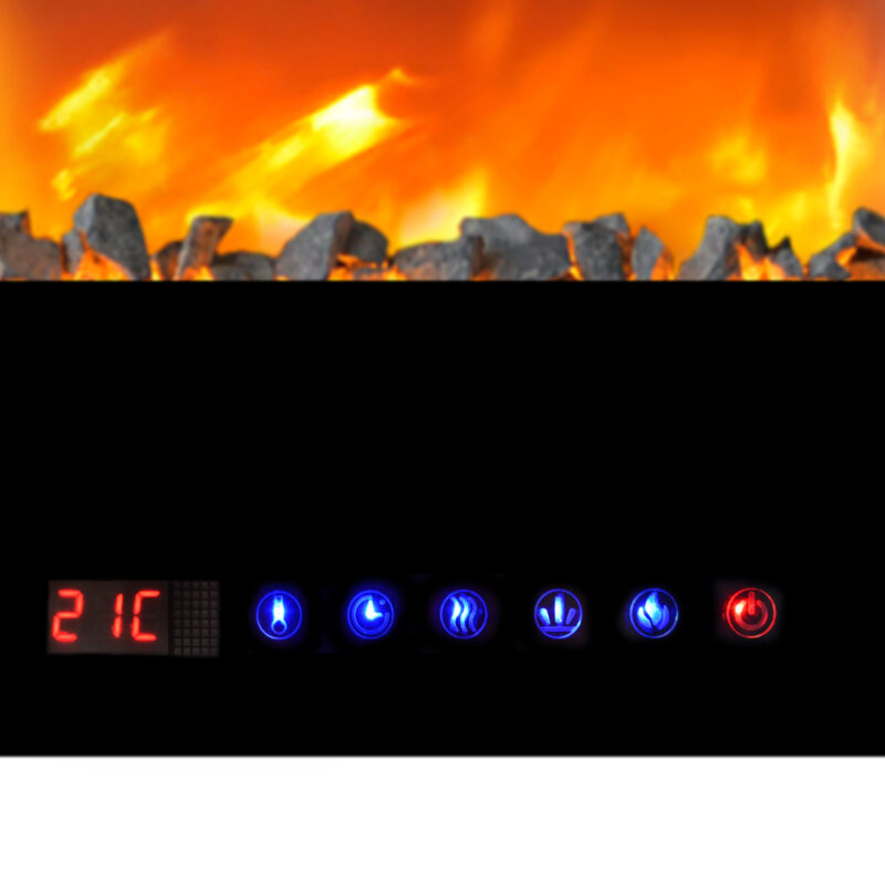 Trivero 130 wall-mounted fireplace