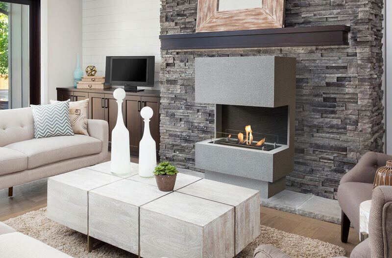 Nuoro, modern fireplace