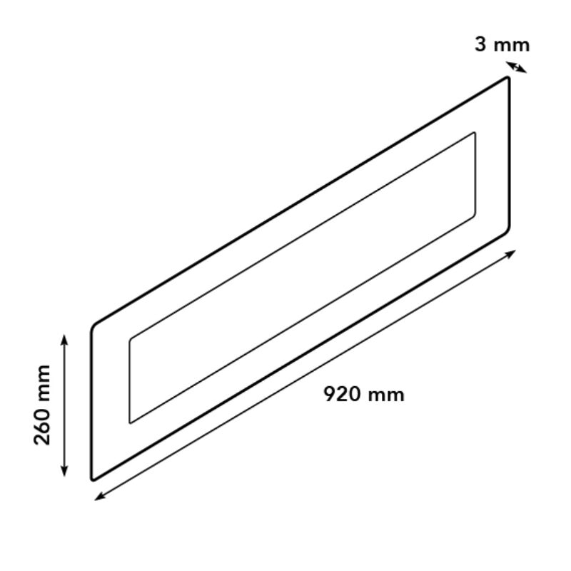 Built-in profile XL, built-in fire (Silver/Black)