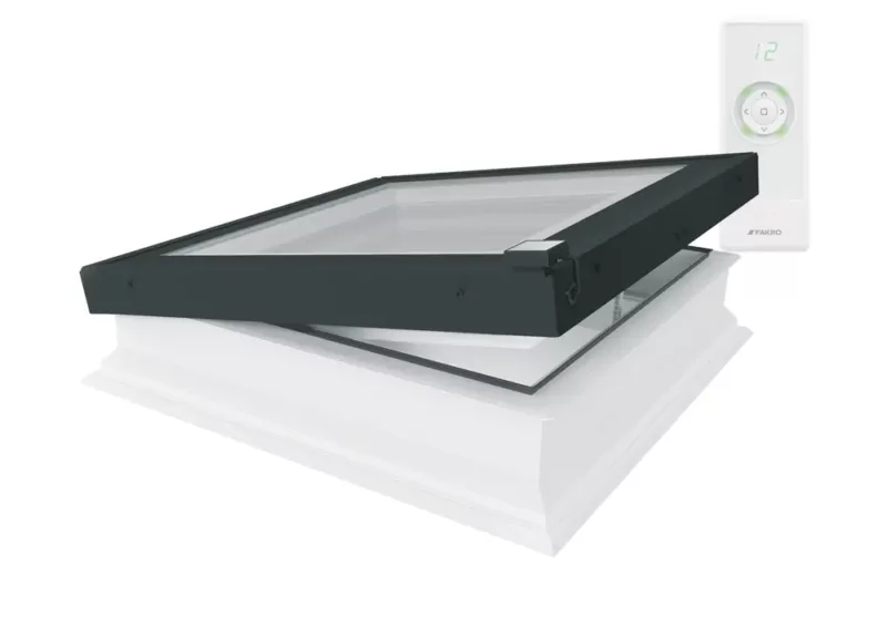 DEG roof window with electric opening mechanism